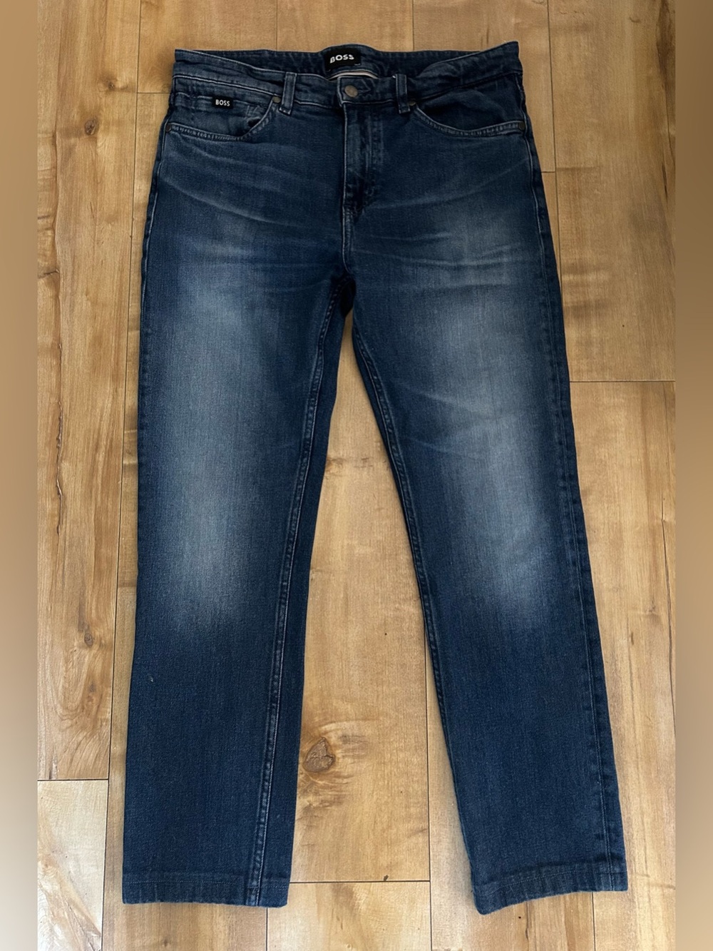 Men’s BOSS Hugo Boss Delaware Slim Jeans Blue 32x27.5 (Fits 5'7" & under)